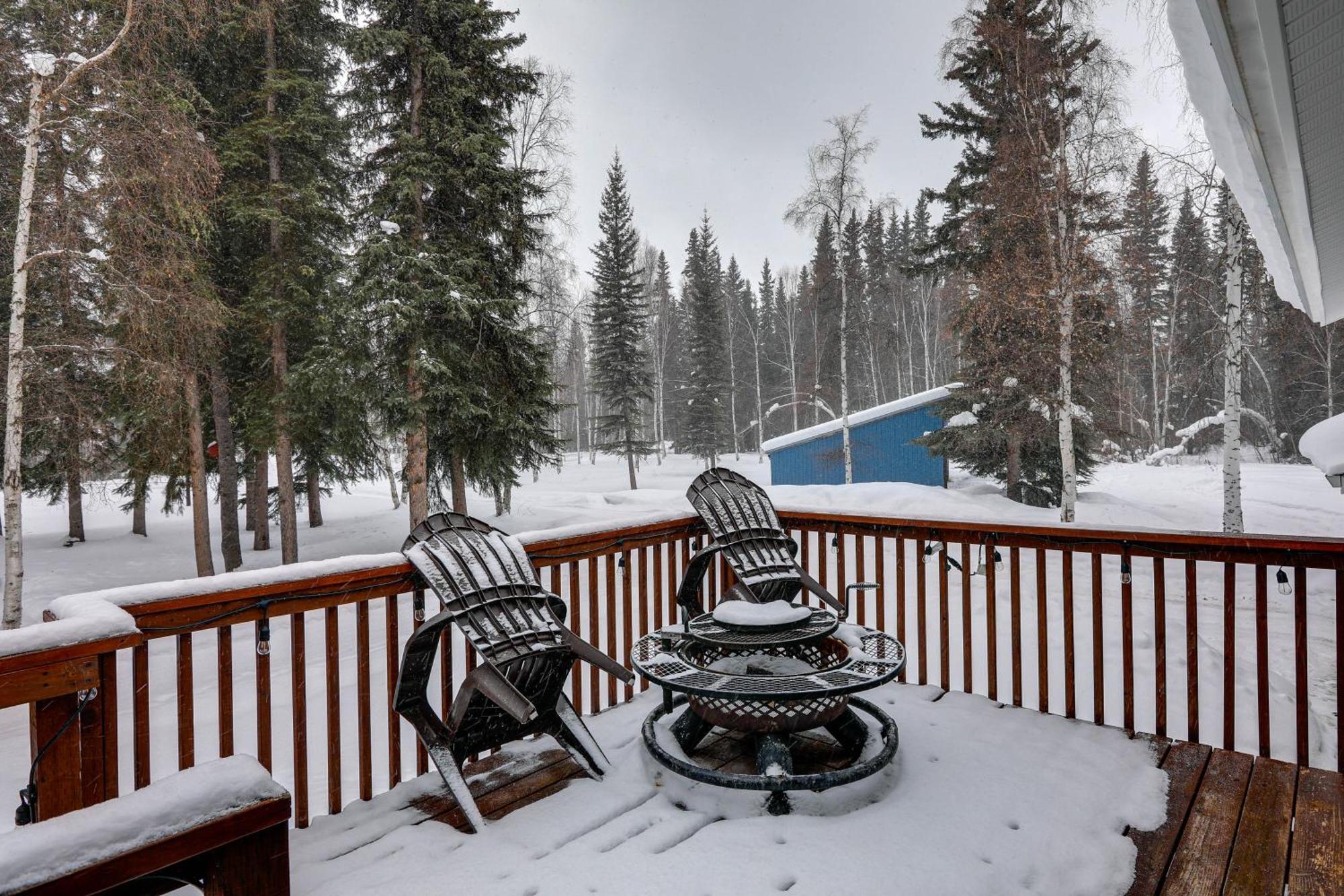 North Pole Escape With Deck And Aurora Lights Views! Villa Exteriör bild